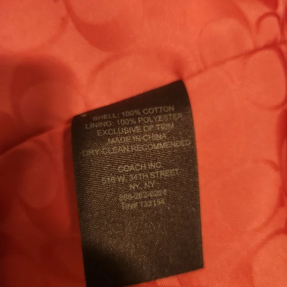 Coach Button Down Beige Trench Coat, Medium - Picture 5 of 6